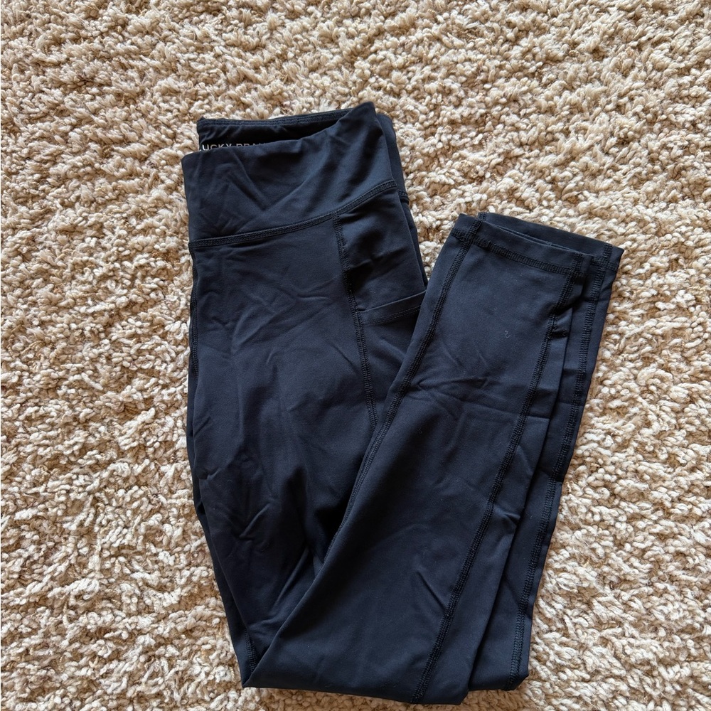 Lucky Brand Black High-Waisted Leggings Medium